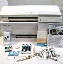 Silhouette Cameo 3 Classic Cutter Cutting Machine White With Accessories In Box