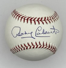 Rocky Colavito Autographed Baseball, Fanatics COA and MLB Authenticated