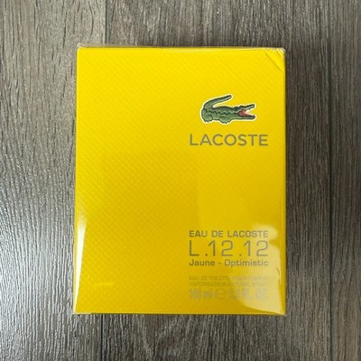 Lacoste Eau de Lacoste L.12.12 Jaune Optimistic EDT Spray 100ml - NEU