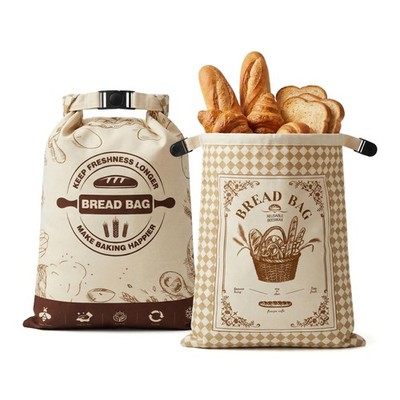 2 Packs Sourdough Bags, Reusable Beeswax Bread Bags for Sourdough, Sustainable