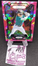2024 Panini Prizm JONNY FARMELO Pink Ice Silver Holo Seattle Mariners MLB 
