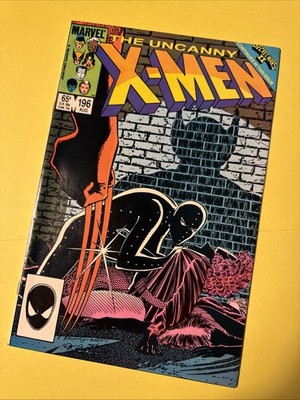 Uncanny X-Men #196 KEY Controversial Issue Marvel Comics X-Men Comic Book 1985