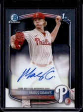 2025 Bowman Chrome Mavis Graves Auto 1st Prospect #CPA-MG Phillies