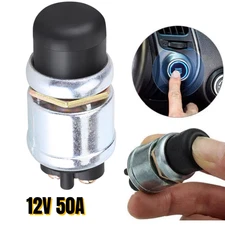 50A 12 VOLT DC HEAVY-DUTY MOMENTARY PUSH-BUTTON 50 AMP STARTER SWITCH