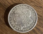 1921-D Morgan 90% Silver Dollar. Circulated. Final Year For The Morgan Dollar.