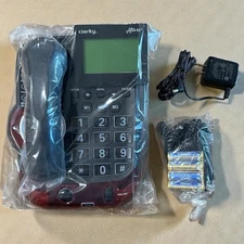 Clarity Alto Plus 54505.001 TIA-4953 Certified Single Line Black Phone