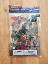 NEW DC Justice League 3D Sticker Scene 31 Pcs Hallmark DC Comics Warner Bros