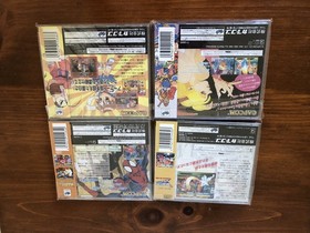 Sega Saturn Import Capcom Fighting Game Lot Marvel Super Heroes 