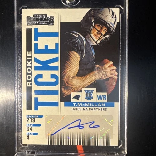 2025 Panini Select Tetairoa McMillan Rookie Ticket Auto Contenders SSP