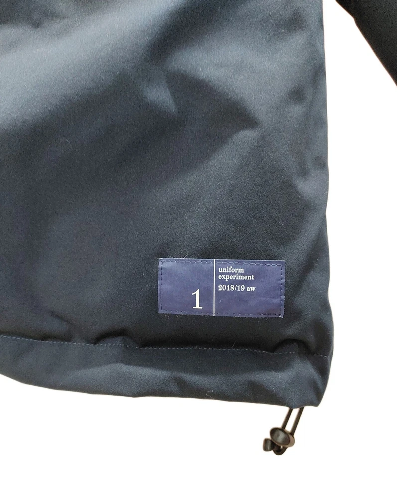 uniform experiment REVERSIBLE HOODED DOWN BLOUSON Size: S Navy Men UE-189043 - Image 4 of 4