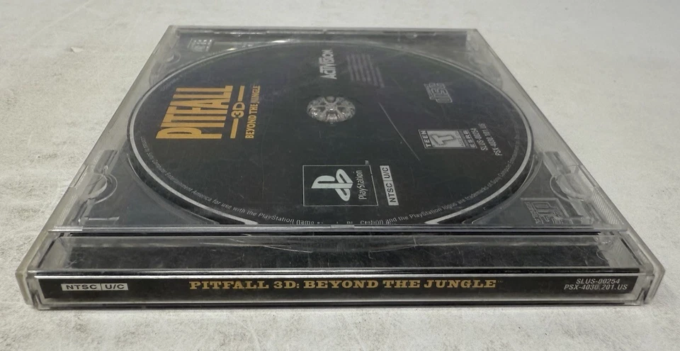 Sony PlayStation 1 PS1 TESTED Pitfall 3D: Beyond the Jungle No Manual - Image 4 of 4