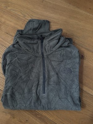 The North Face Herren Fleece Pullover   Größe L   Grau   1/4 Zip