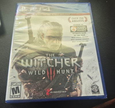 Sony PlayStation 4 The Witcher: Wild Hunt Bonus Content *Sealed* Detailed World