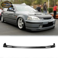 Front Lip Bumper Spoiler Fits 96-98 Honda Civic Bys Style Black Pu