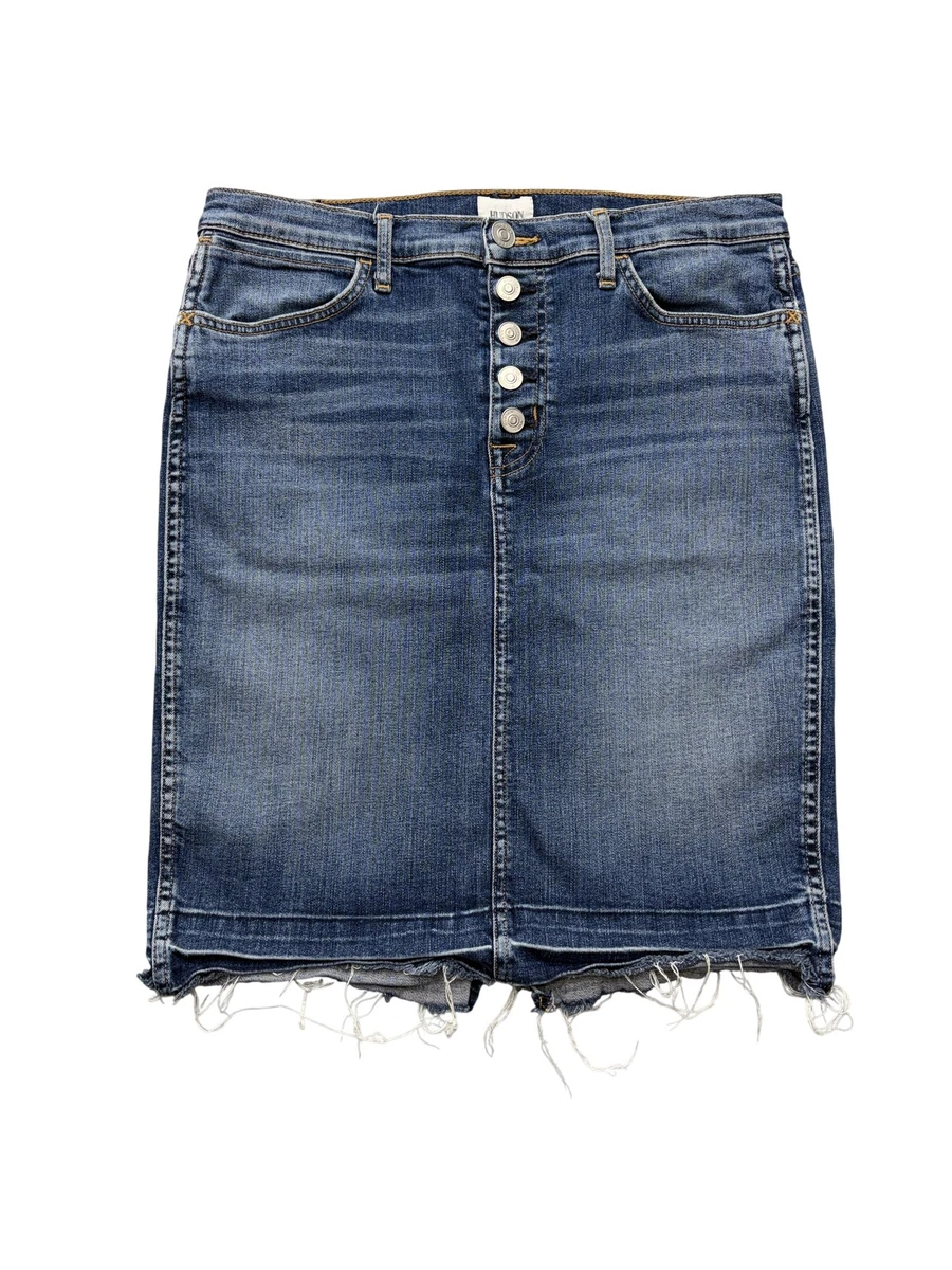 Hudson Jeans - Jupe Denim Lulu Taille 25 Neuf Avec Étiquette (NWT) - Coupe Mini Noir