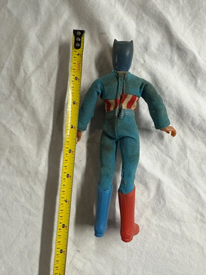 Vintage Captain America Original 1974 Mego 8” Action Figure - Image 3 of 4