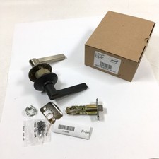Schlage F10 Latitude Passage Lock with 16080 Latch 10027 Strike Aged Bronze