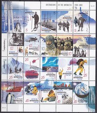 2001 AAT Australians In The Antarctic - MUH Sheetlet