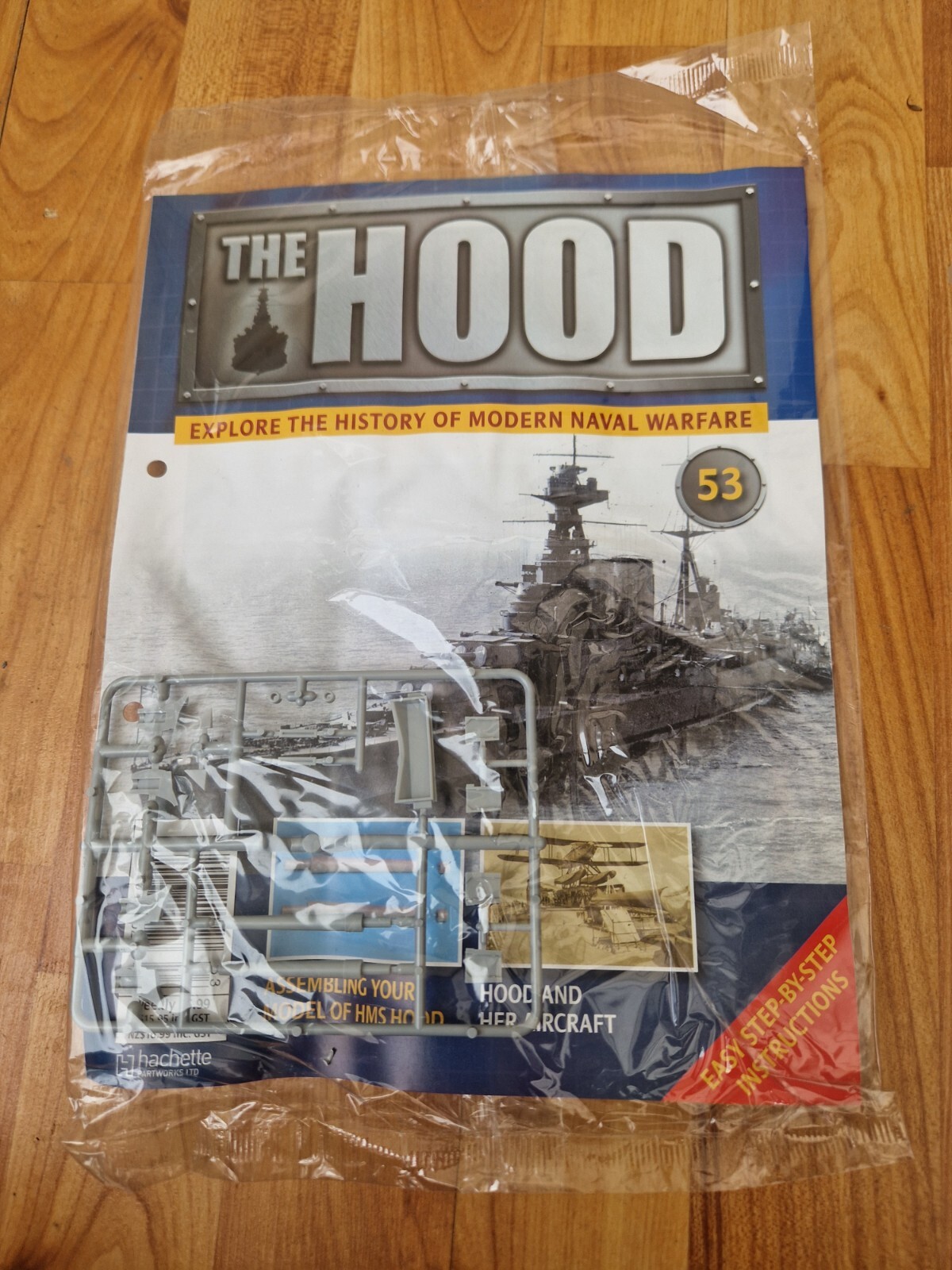 ISSUE 53 HACHETTE BUILD THE HMS HOOD MODEL SHIP 1/200 WW2 BATTLE CRUISER