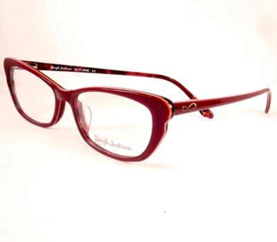 Rough Justice  Flame Red Women Eyeglasses Ladies 52-16-140