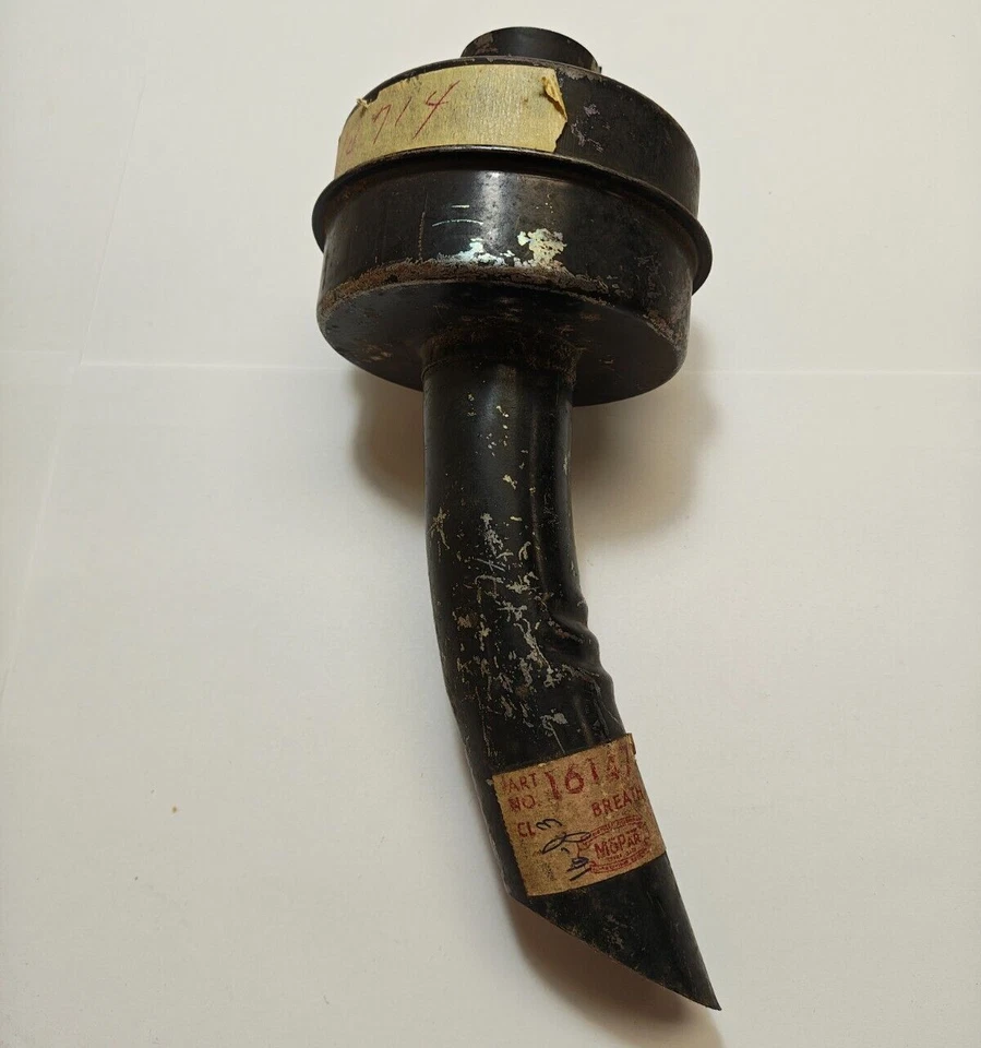 1955 道奇普利茅斯 V8 标准变速器通风管空气净化器 1614714 NOS。 — 第 3/4 张图片