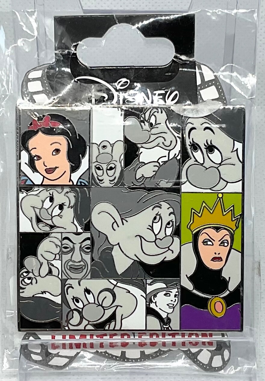 Disney DSSH 2018 Snow White Evil Queen Dwarfs Character Block LE 400 Pin