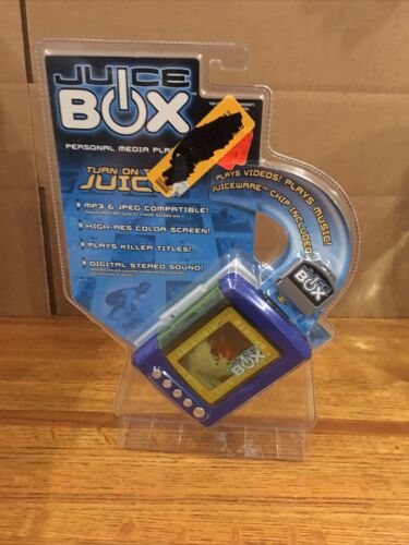 2004 Juice Box Personal Media Player MP3 JPEG FACTORY SEALED