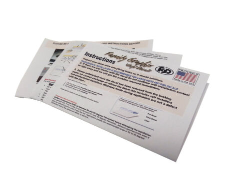 FGD Retro Flames Car Pinstripe Racing Side Graphics Decal / Sticker Set (138flm) - Picture 3 of 3