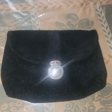 Marc Jacob Bag Clutch Pouch Velvet buckle Black small