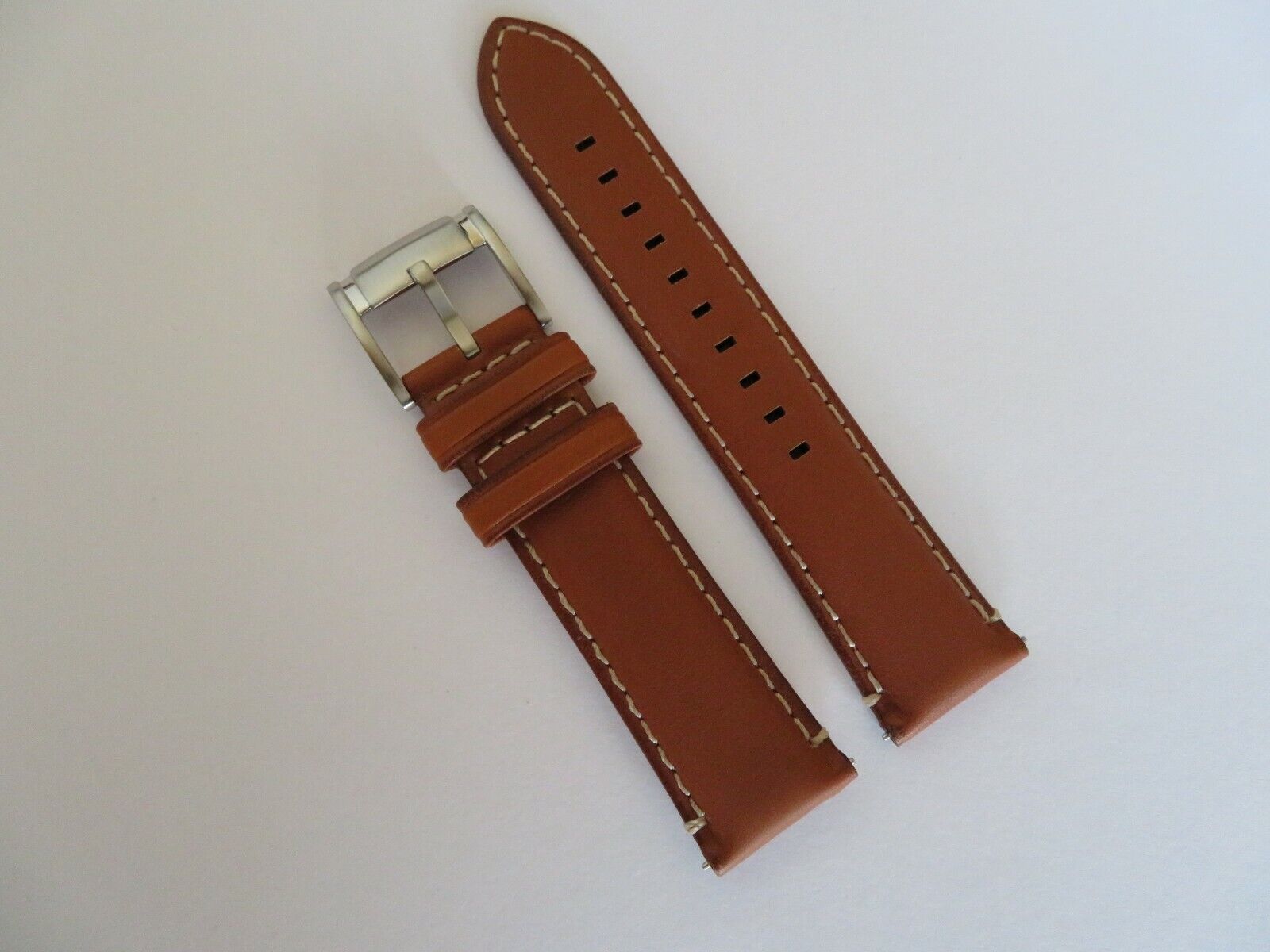 Fossil Original Rechange Bracelet en Cuir FS5060 Bracelet de Montre Braun 22 MM