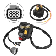 Handlebar Switch & Starter Relay for Honda Recon 250 TRX250TE 2x4 ES 2002-2004