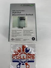 TradePro TP-60AMP-NF 60A Non-Fusible AC Disconnect Switch/Pullout 240VAC