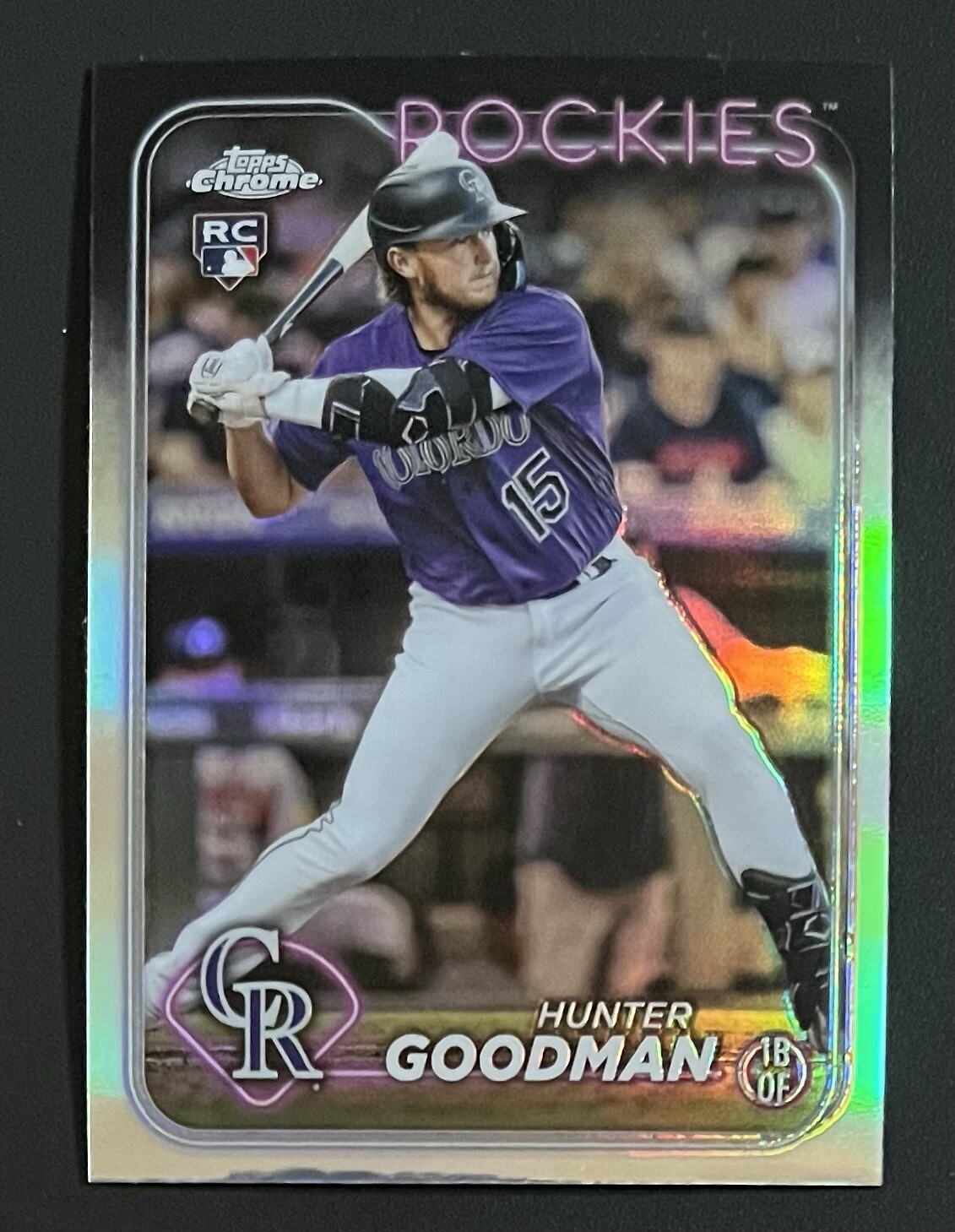 2024 Topps Chrome Refractor #99 Hunter Goodman RC Rookie (st1)