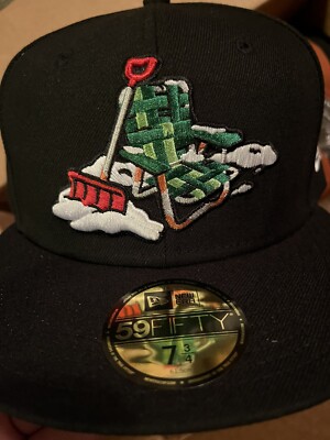 New Era Black Lehigh Valley IronPigs Theme Nights Lehigh Valley Space 7 3/4