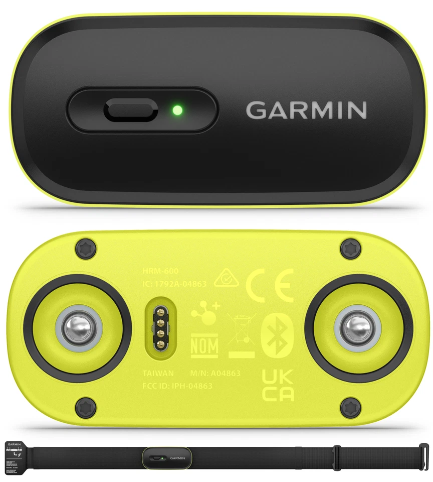 Monitor de ritmo cardíaco Garmin HRM 600 Premium correa M-XL con dinámica de carrera Foto 4 de 4