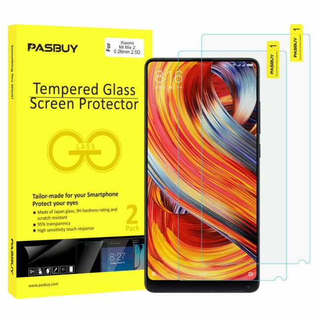 Protetores de Tela de Celular Preto para HTC Xiaomi Mi MIX 2