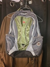 Swiss Gear Airflow Backpack, Gray/Green