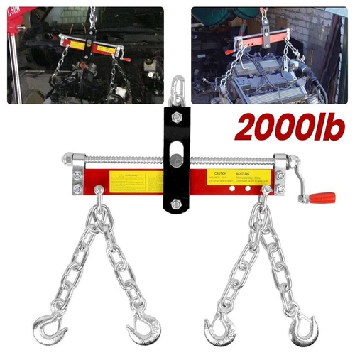 Engine Leveller Crane Hoist Chain Load Garage Lift Loading Balancer 2000LB 900KG
