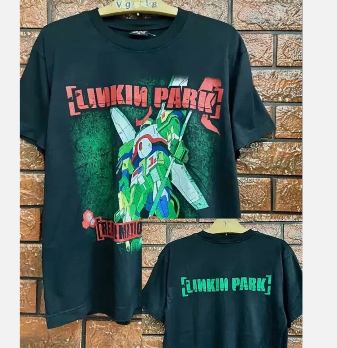 デッドストックリンキンパーク　リアニメーション　Tシャツ US XL Vintage Linkin Park Reanimation T Shirt Manga Graphic Double
