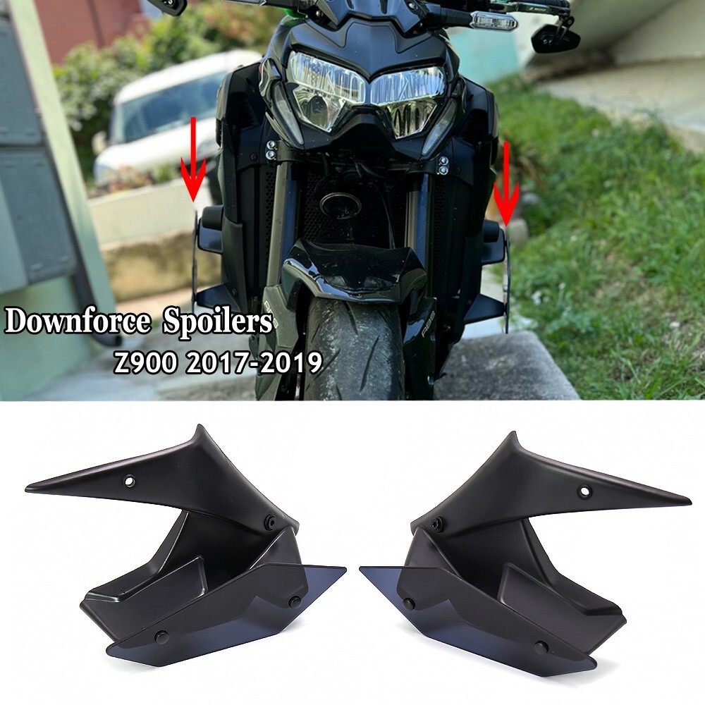 For Kawasaki Z900 Z 900 2017-2019 Downforce Naked Spoilers Fixed