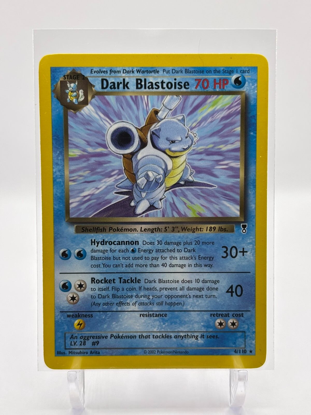 Pokémon TCG Dark Blastoise 4/110 WotC Legendary Collection - Deck Exclusives. LP