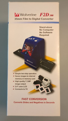 Wolverine F2D 300 Film Scanner Open Box