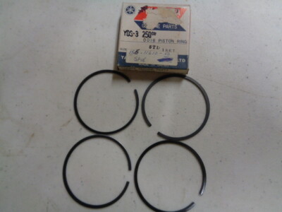 NOS Yamaha Brand Piston Rings 156-11610-00 YDS-3 250cc STD 1964