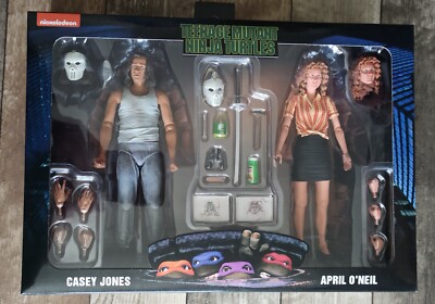 Teenage Mutant Ninja Turtles Casey Jones / April O'Neil 2-Pack NECA sealed