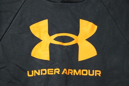 Under Armour UA Rival Polar Logo Grande Sudadera con Capucha Azul Niños Mediana YM Suelta ColdGear - Imagen 2 de 6
