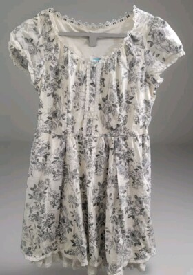 Torrid X Disney 4 Princess Floral Short Sleeve Ruffleback Skater Dress Sz 18 NEW