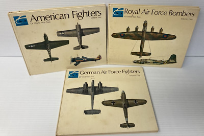 COMBAT PLANES OF WORLD WAR TWO WW II HC Book LOT of 3 (Titles in description)