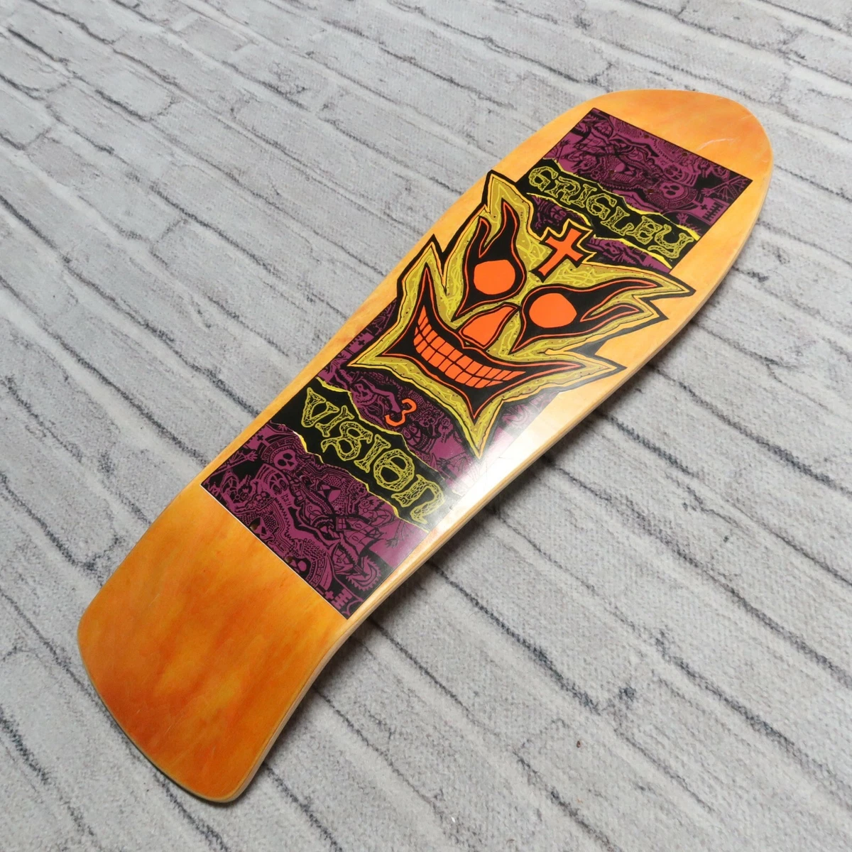 Skateboard Complet Vision Original (graphique Mark Gonzales) - Occasion, état Correct, Roulant