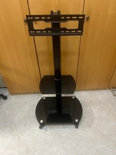 Carrello Porta TV Con Ruote per TV LCD LED OLED Plasma Piatto 32-65 Pollici