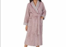 Carole Hochman  Ladies' Plush  Wrap Robe  PINK  Women's Size Large L 